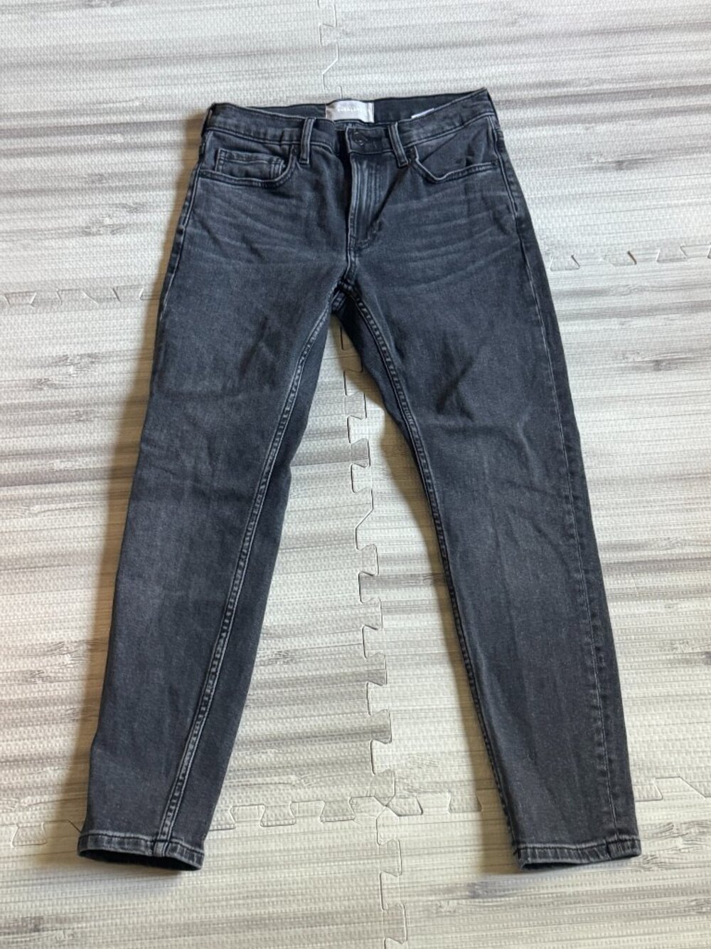 Everlane Women's Gray Mid Rise Skinny Ankle Jeans - Size 26